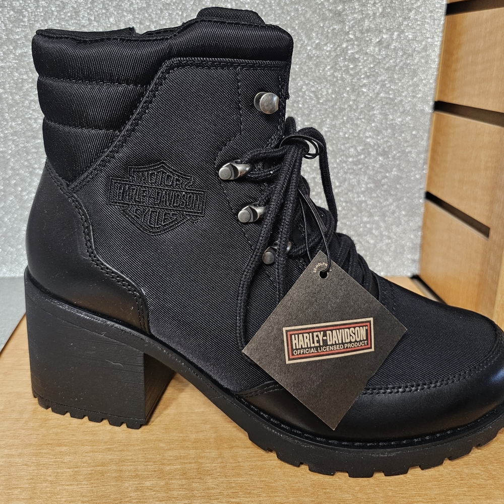 Harley-Davidson Women's Black Ankle Boots